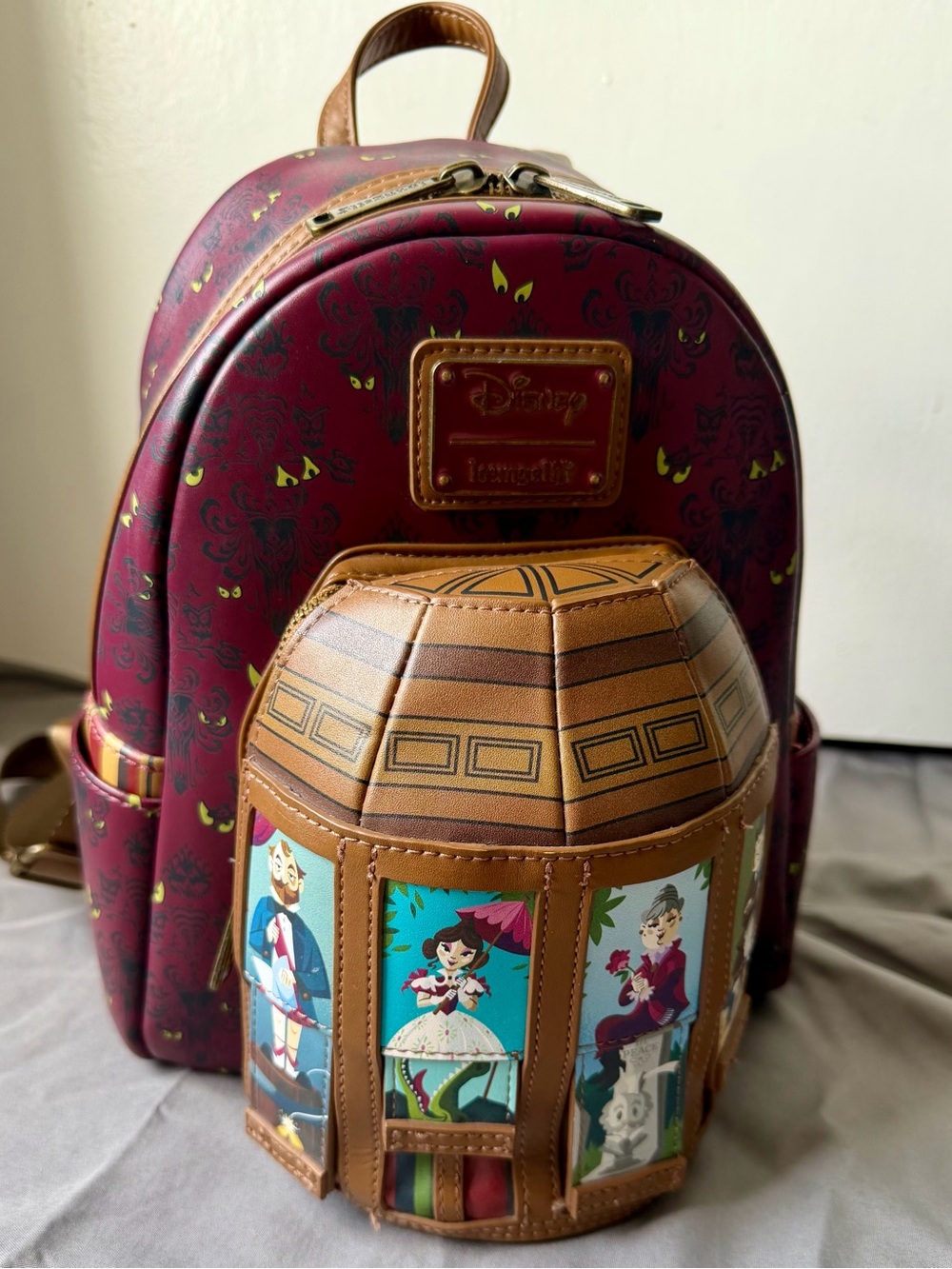Loungefly Disney Haunted Mansion Stretching Room Portraits | Glow in the Dark